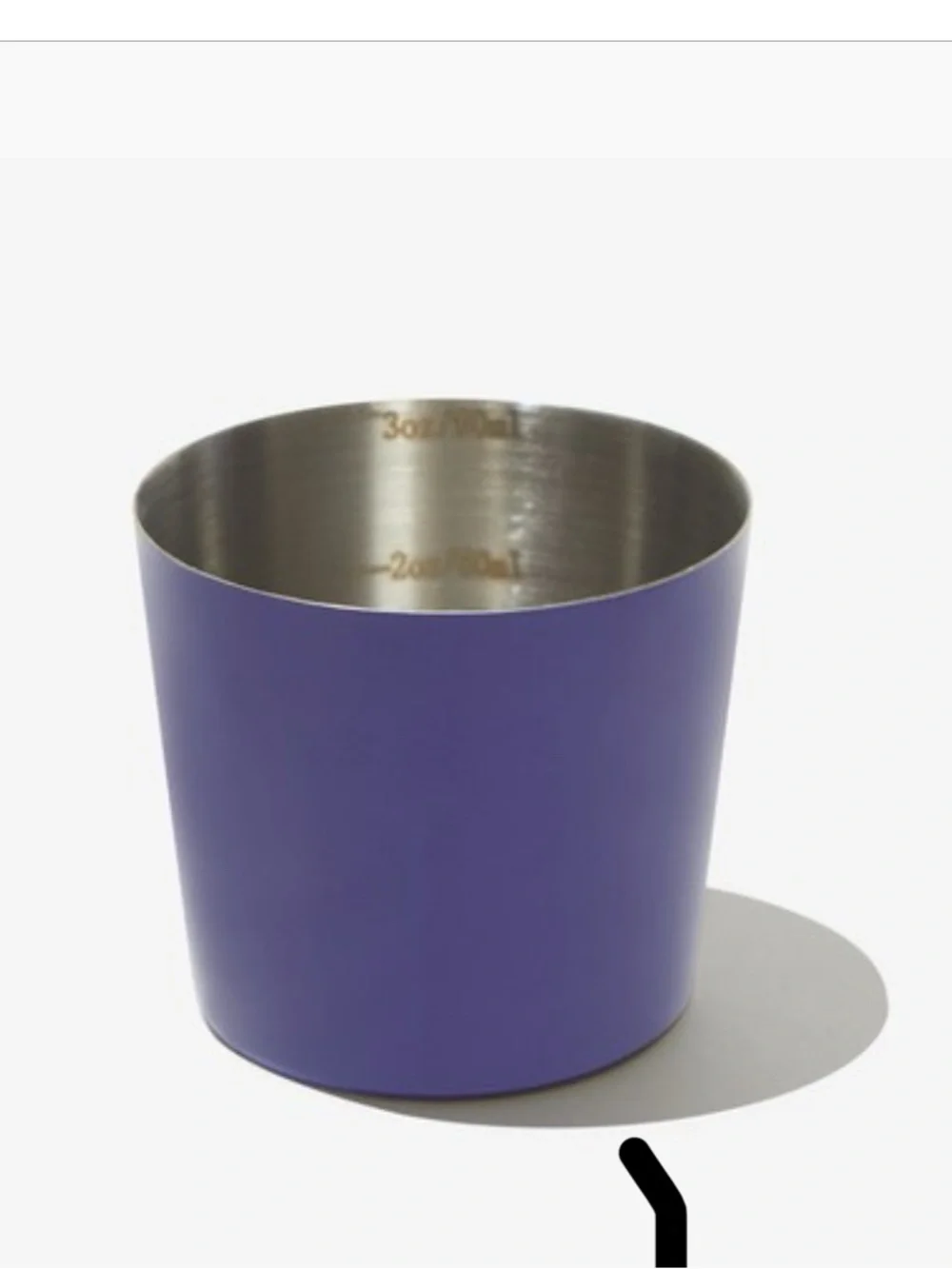 Jonathan Adler Striped Blue and Pink Cocktail Shaker -